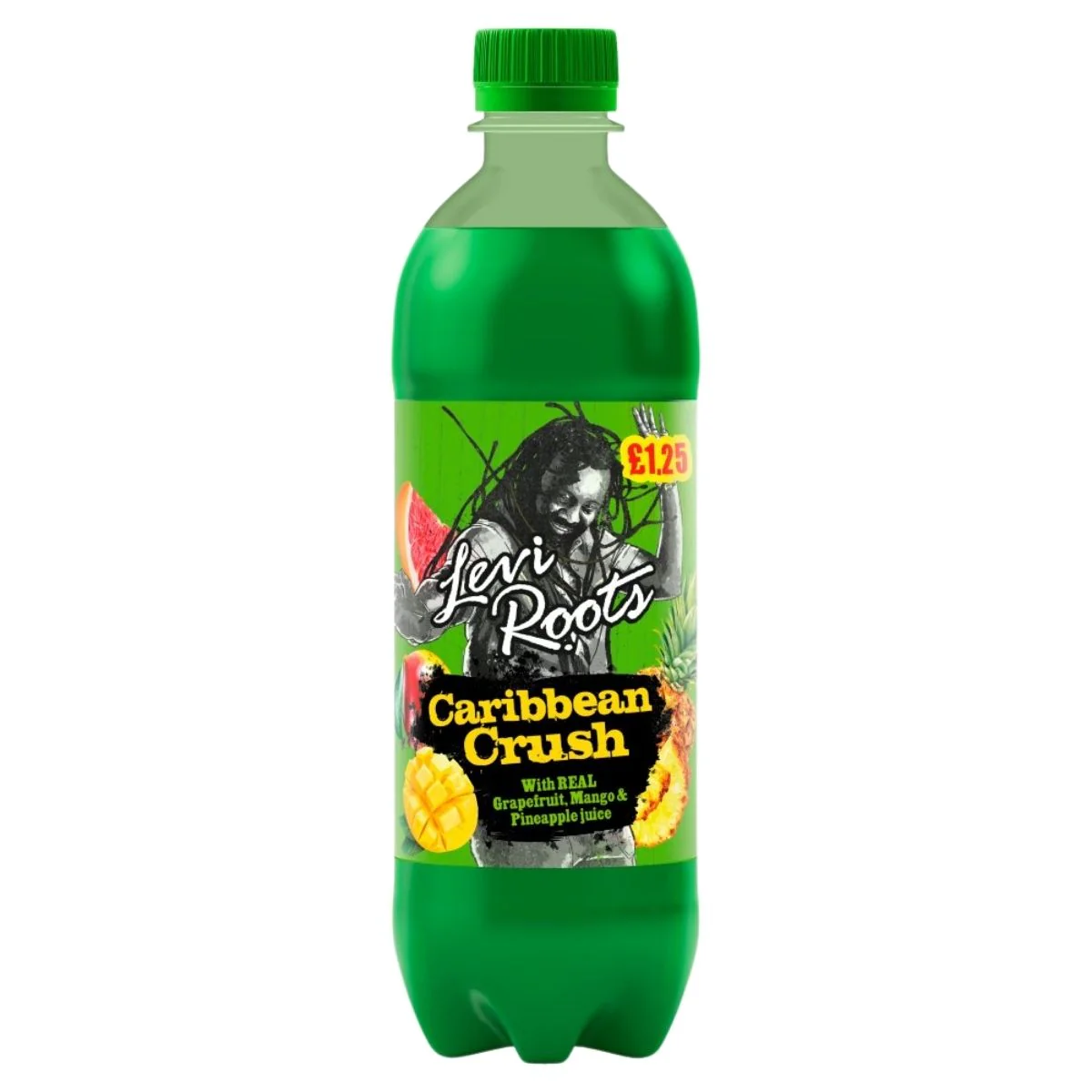 Levi Roots - Caribbean Crush with Grapefruit, mango & Pineapple Juice - 500ml