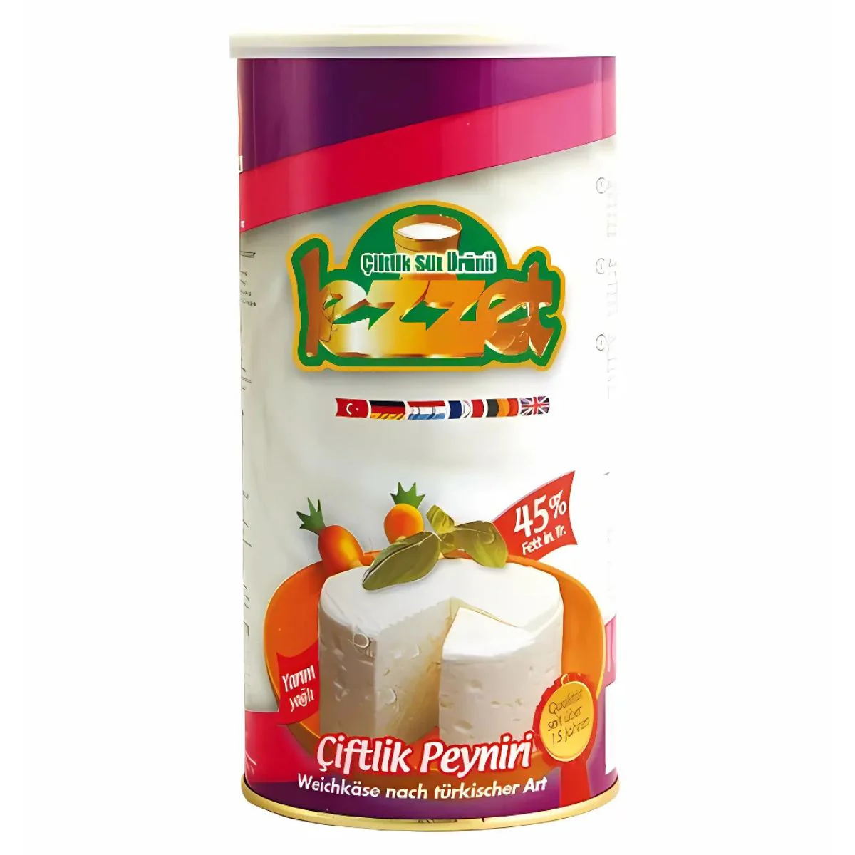 Lezzet - 45% Fat Cow Cheese - 800g