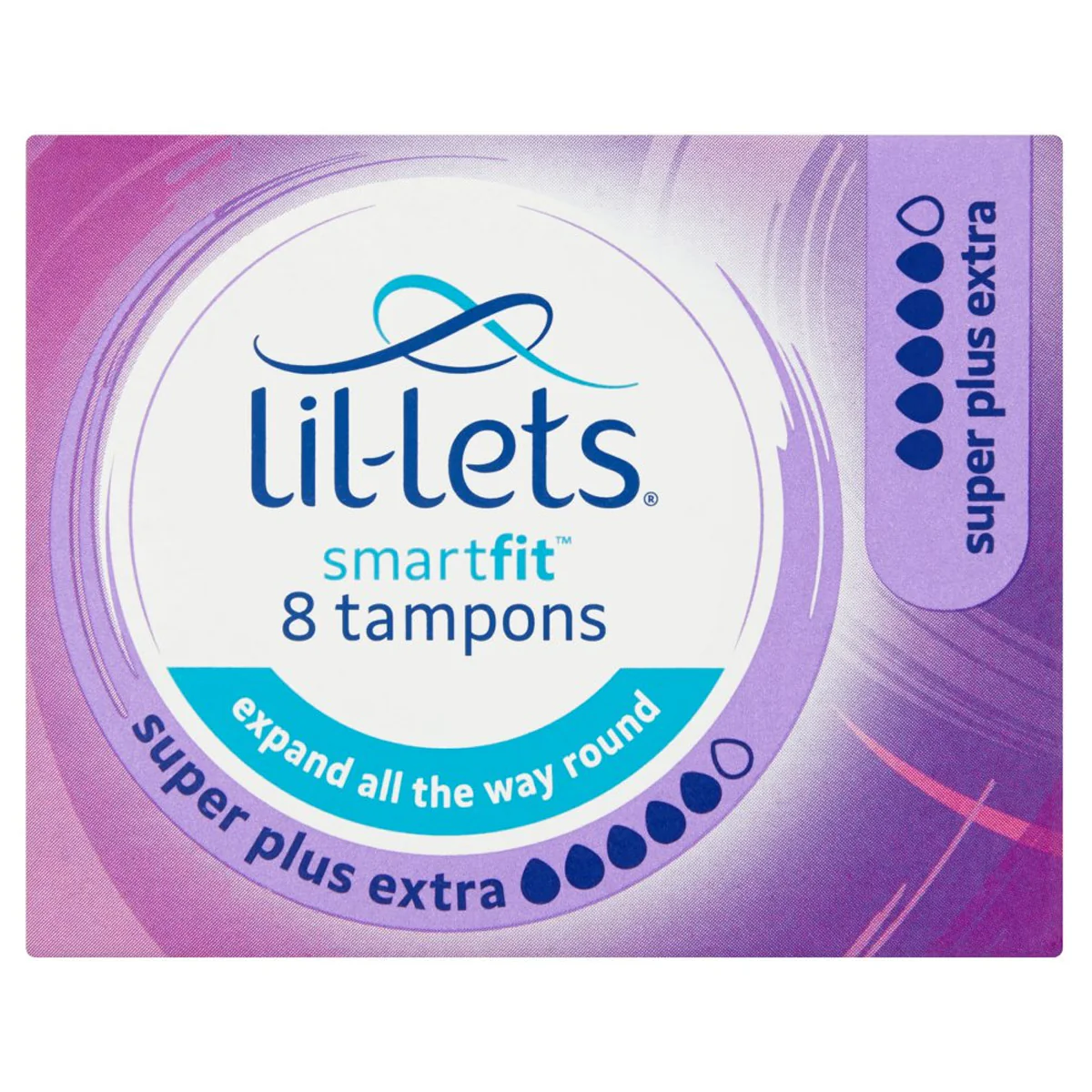 Lil-Lets - Non-Applicator Super Plus Extra Tampons - 8 Pack
