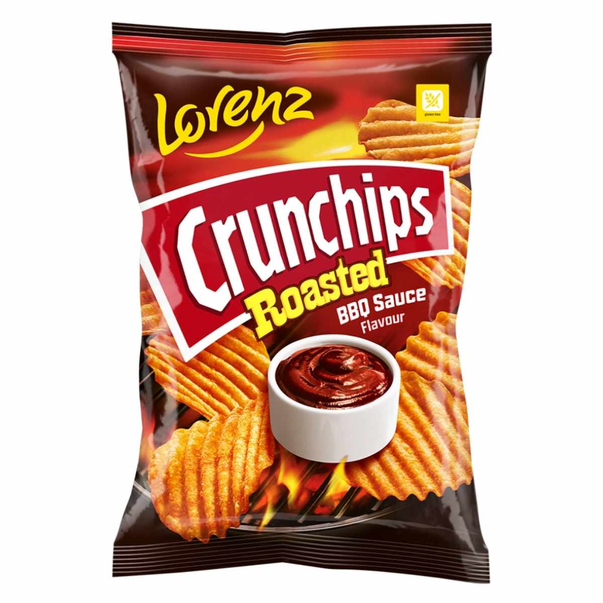 Lorenz - Crunchchips Roasted BBQ Sauce Flavour Crisps - 120g