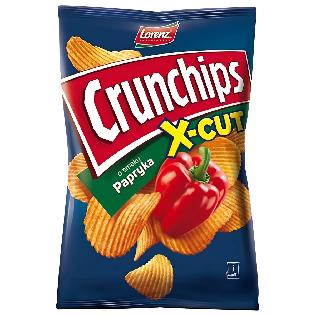 Lorenz - Crunchips X-Cut Paprika - 140g
