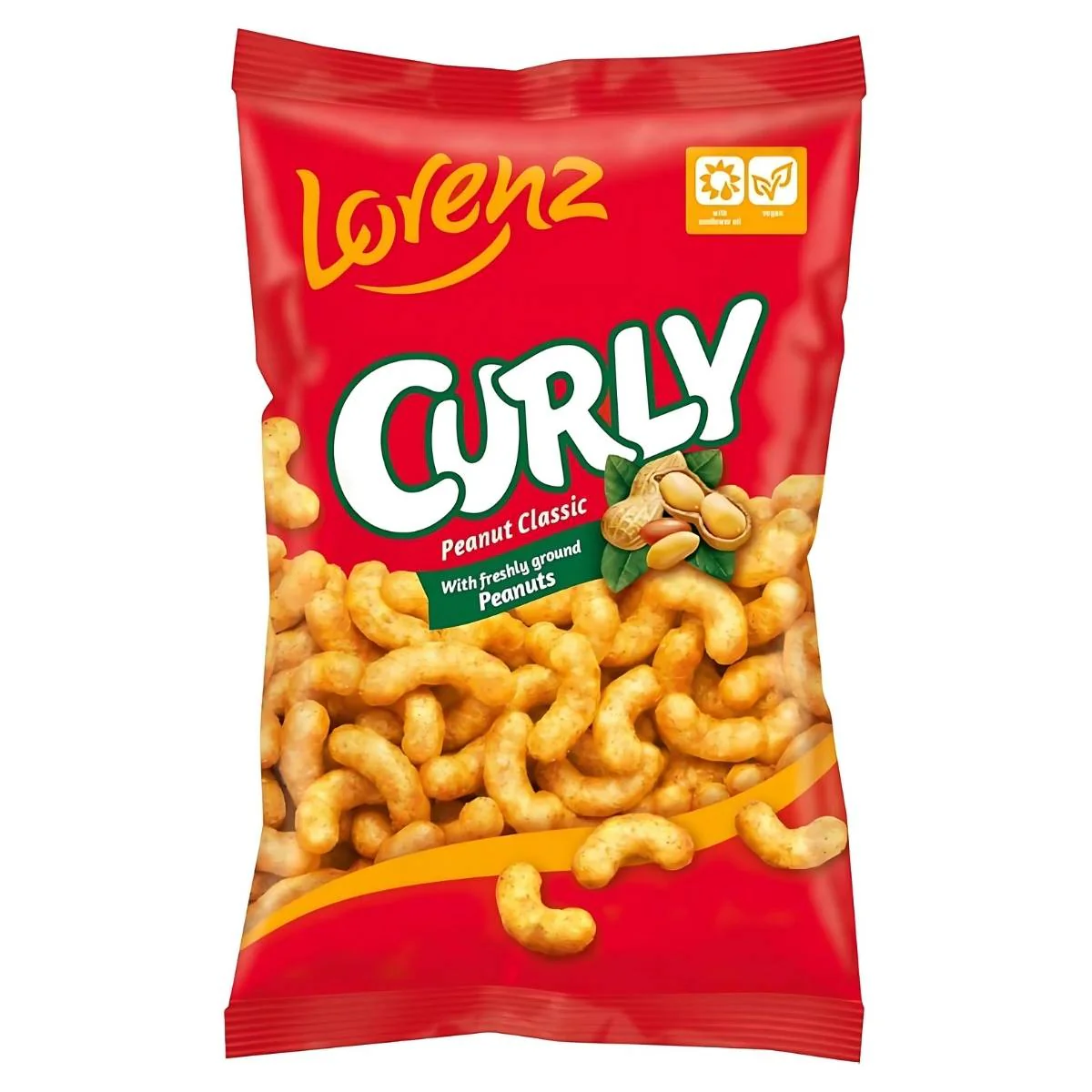 Lorenz - Curly Corn Snack Peanut Classic - 120g