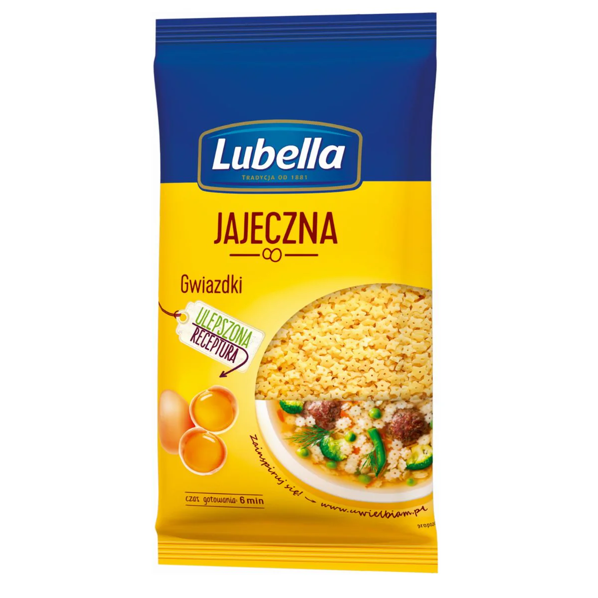 Lubella - Jajeczna Gwiazdki Pasta - 250g