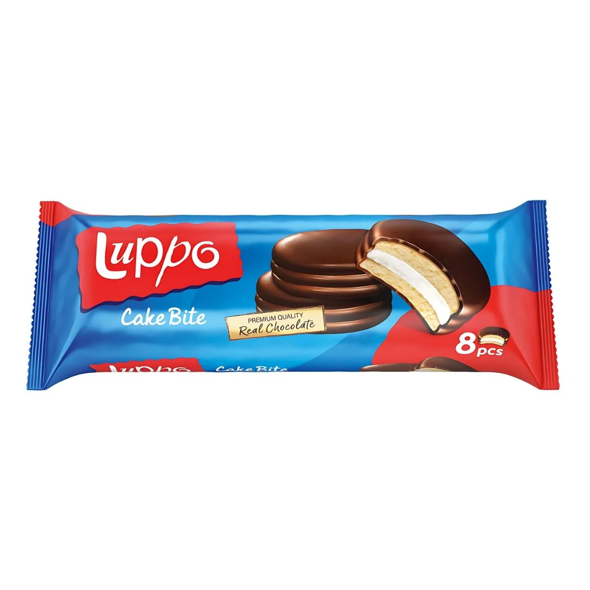 Luppo - Milk Chocolate Coated Cake With Marshmallow - 184g