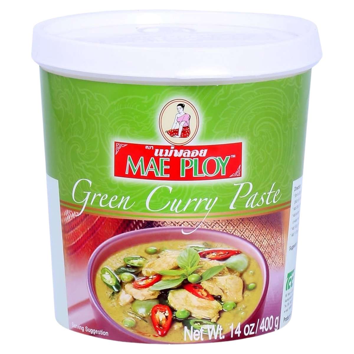 Mae Ploy - Thai Green Curry Paste - 400g