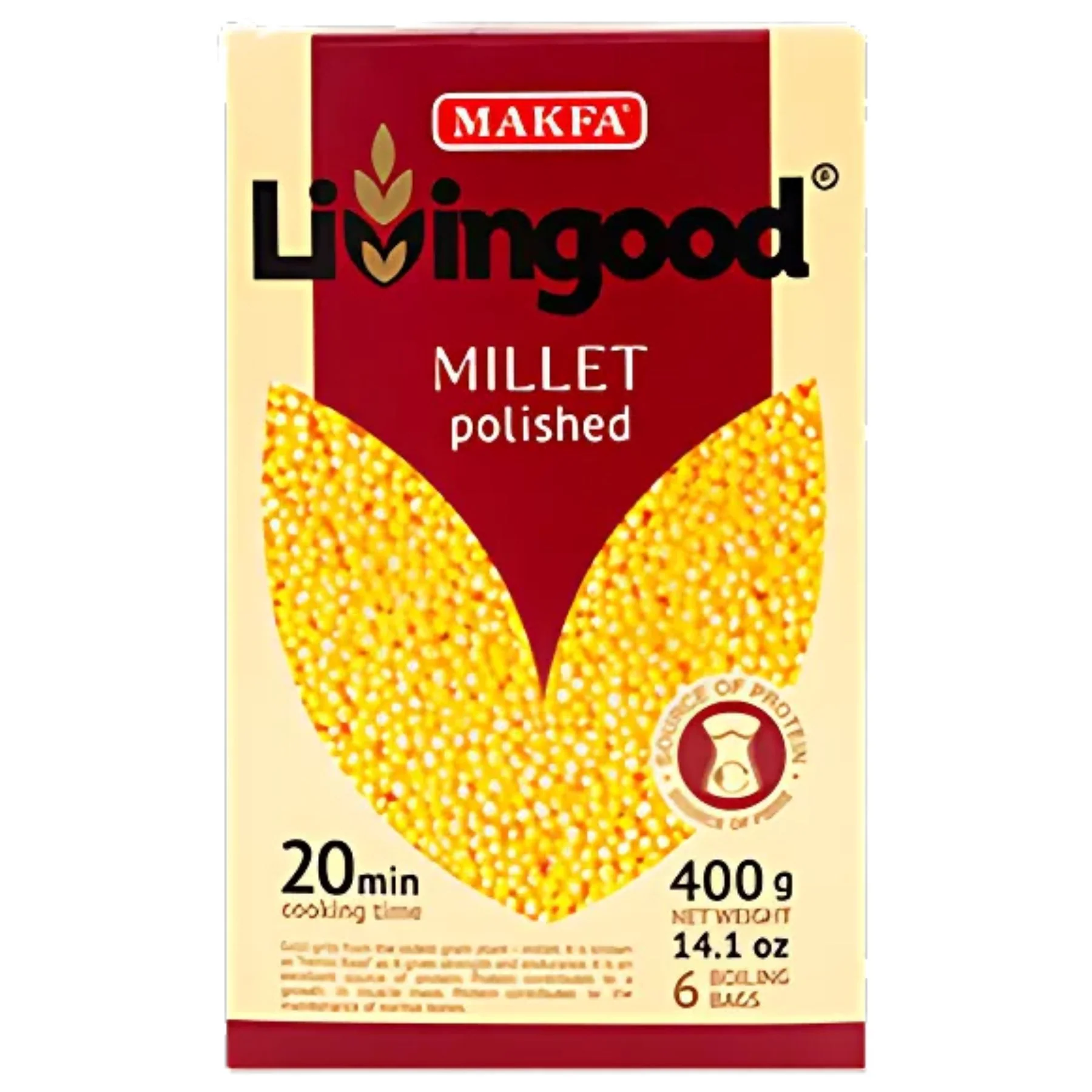 Makfa - Livingood Polished Millet - 400g