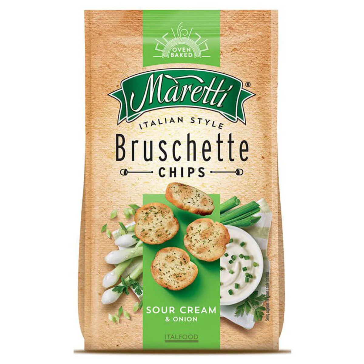 Maretti - Bruschette Sour Cream & Onion - 70g