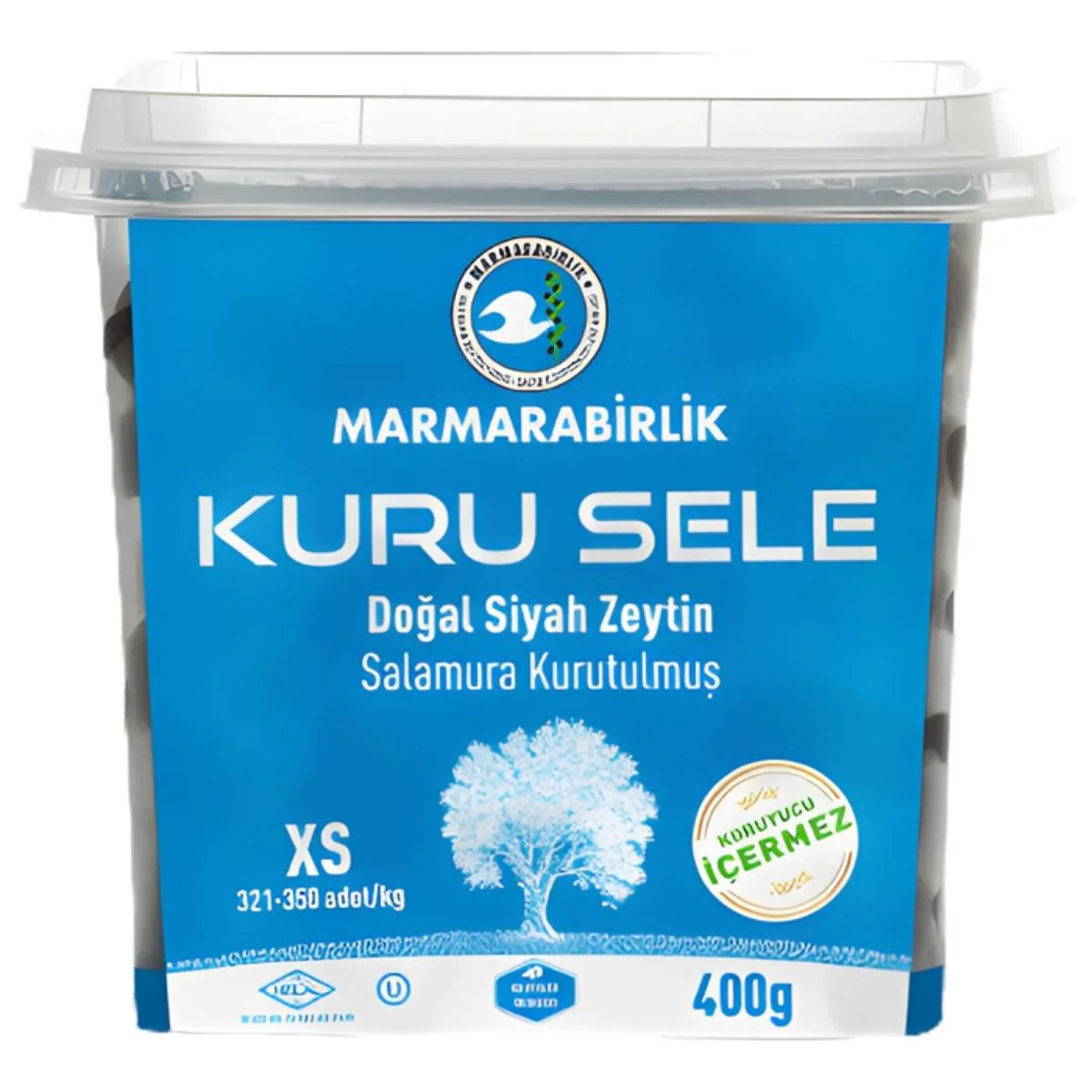 Marmarabirlik Kuru Sele - Dried Black Olives XS - 400g