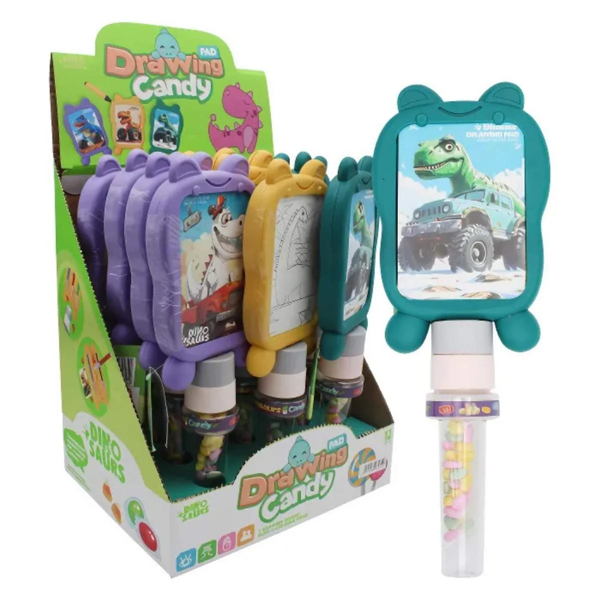 Maxxi Toys - Dino Drawing Pad And Candy - 5g