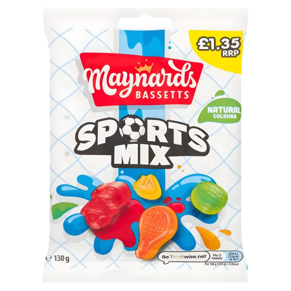 Maynards - Sports Mix Fruit Flavour Gums - 130g