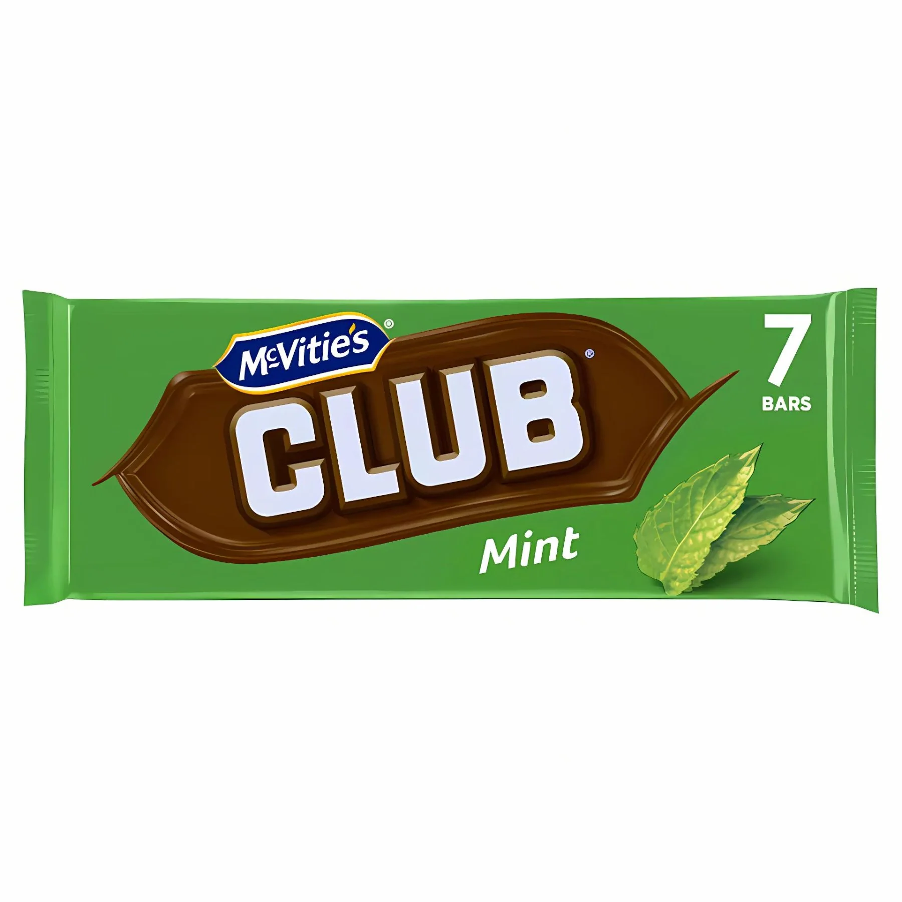 McVities - Club Mint Chocolate Bar- 7 x 22g