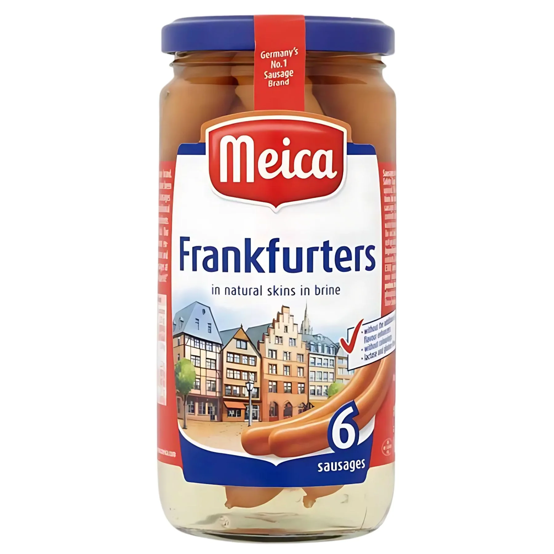 Meica - Frankfurters in natural skins in Brine - 150g