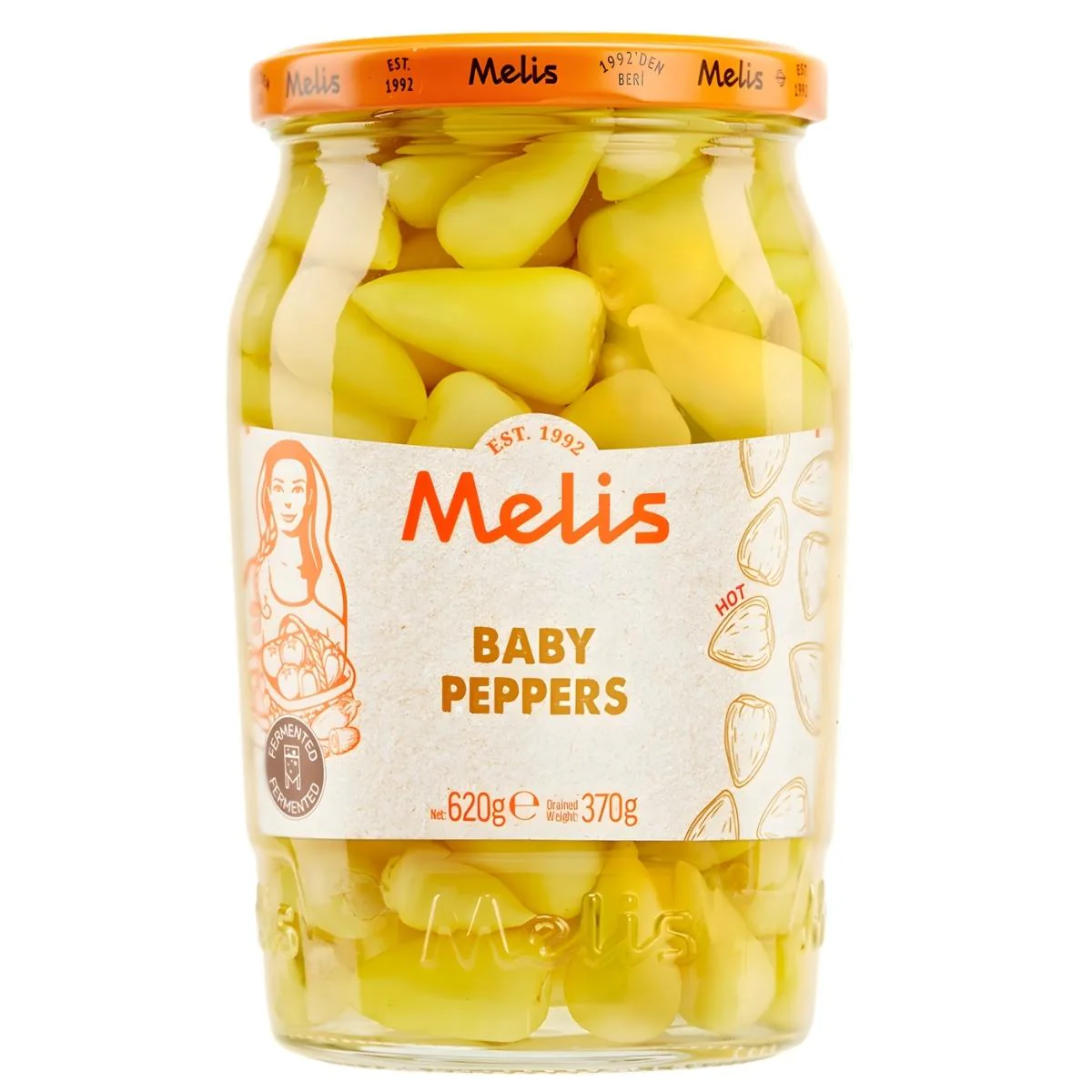 Melis - Baby Peppers - 620g