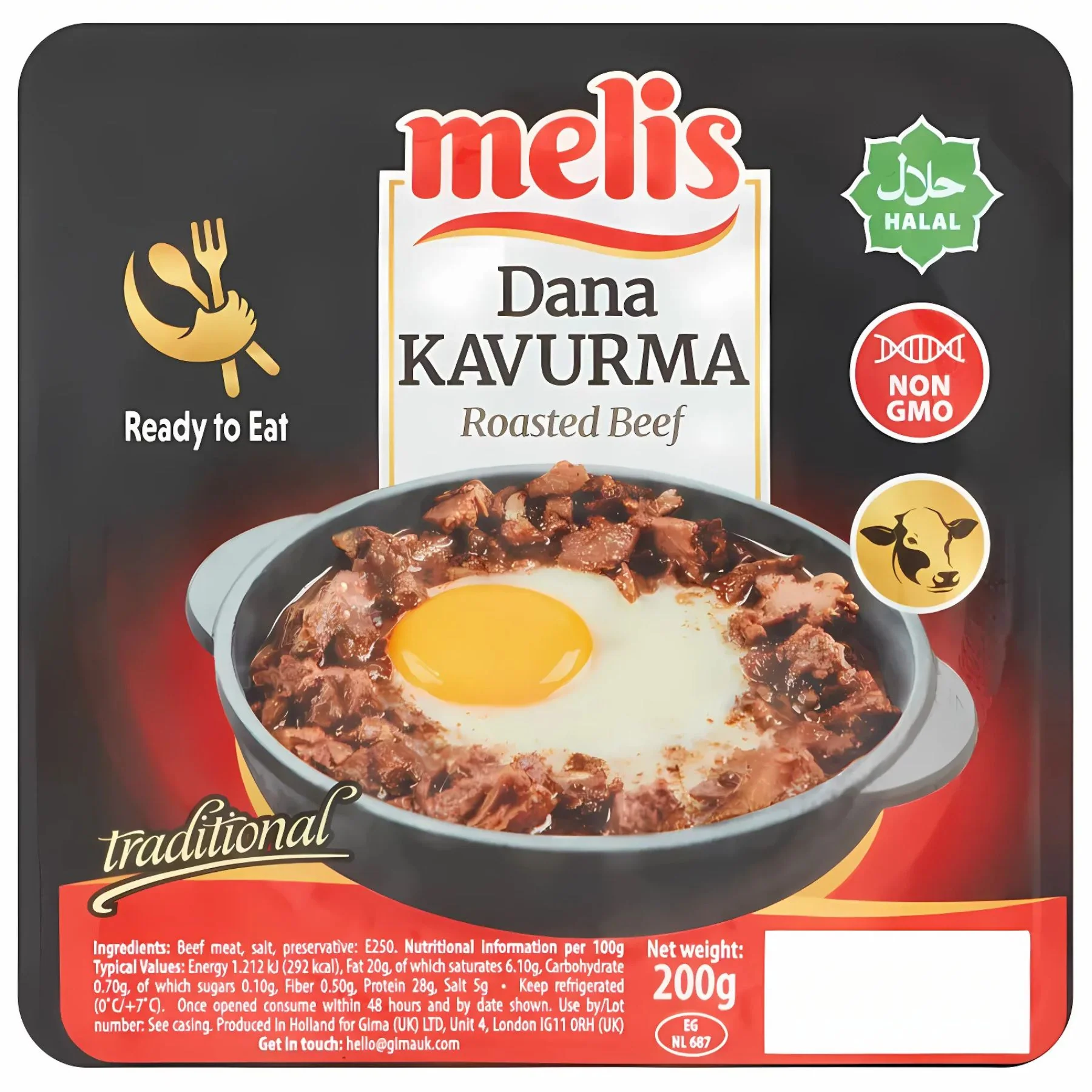 Melis - Braised Beef Kavurma (Halal) - 200g
