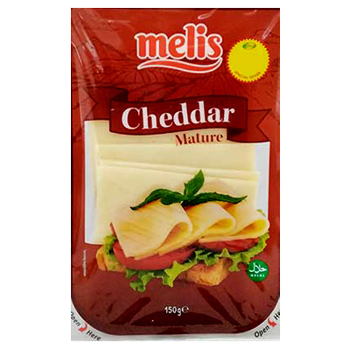 Melis - Mature Cheddar Cheese Slice - 150g