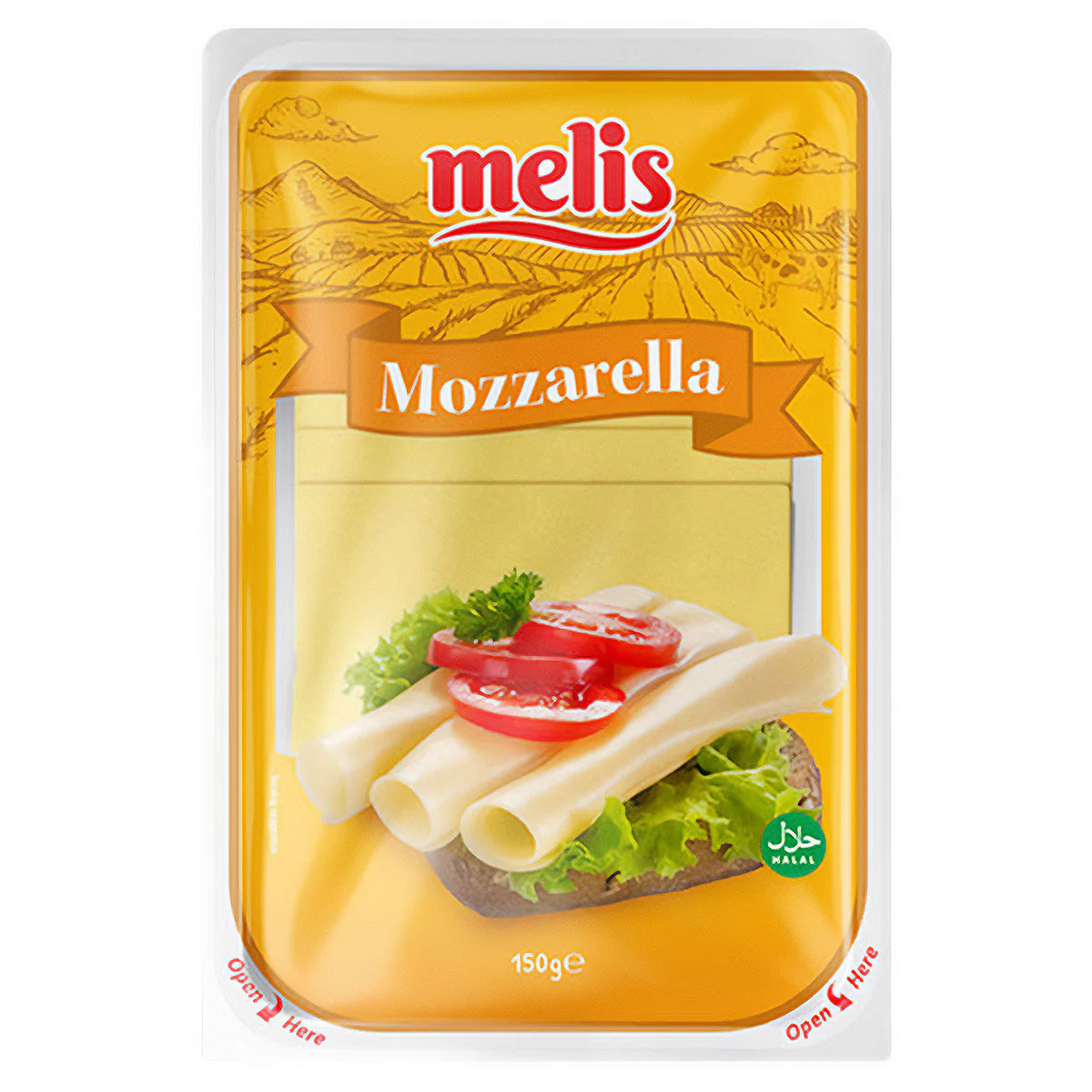 Melis - Sliced Mozzarella Cheese - 150g