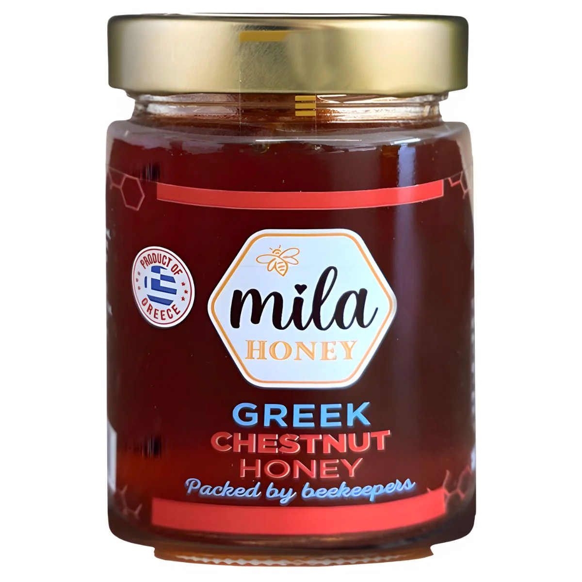 Mila - Greek Chestnut Honey Jar - 450g