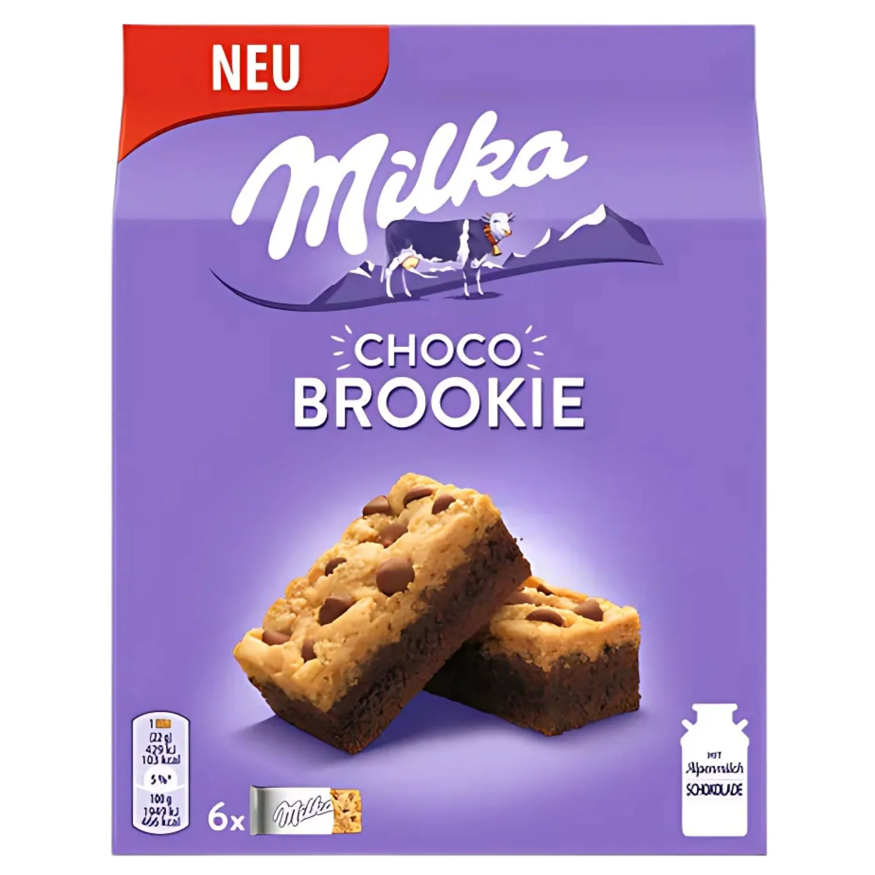 Milka - 6 Choco Brookie - 132g