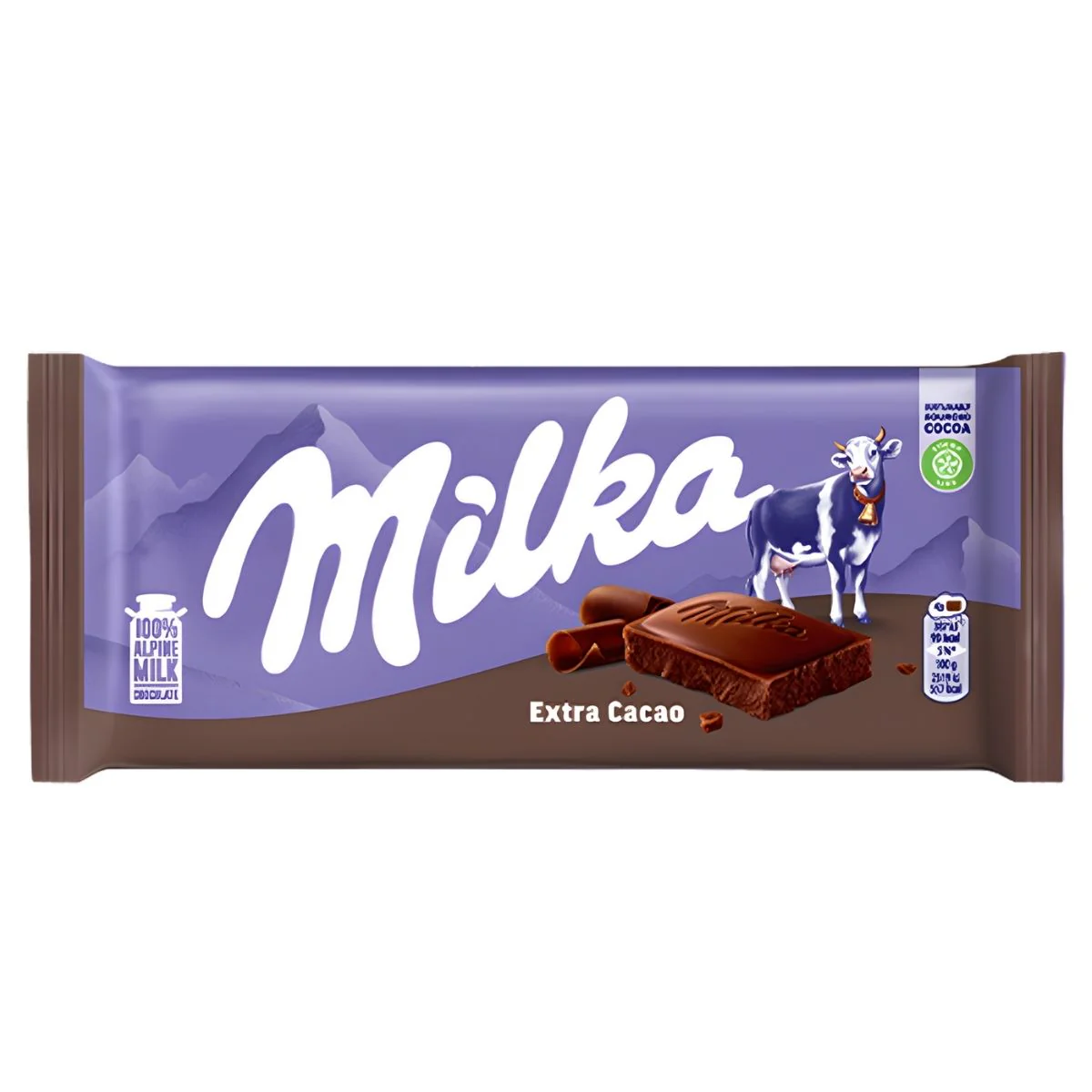 Milka - Chocolate Bar With Extra Cocoa - 90g