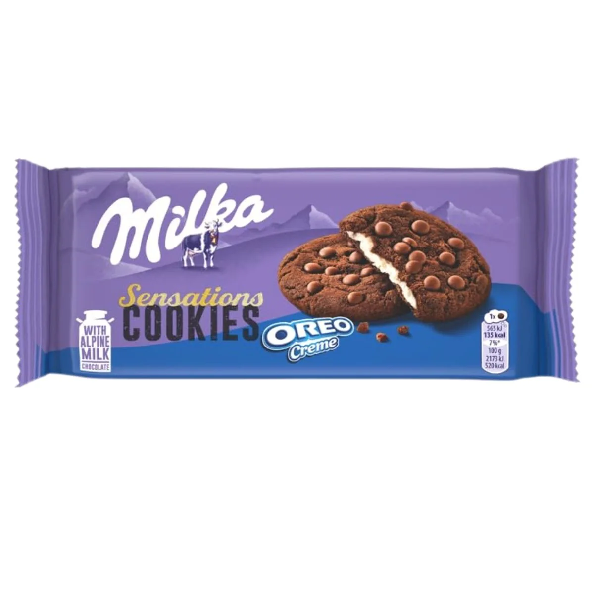 Milka - Chocolate Cookie Sensations with Oreo Cream - 156g