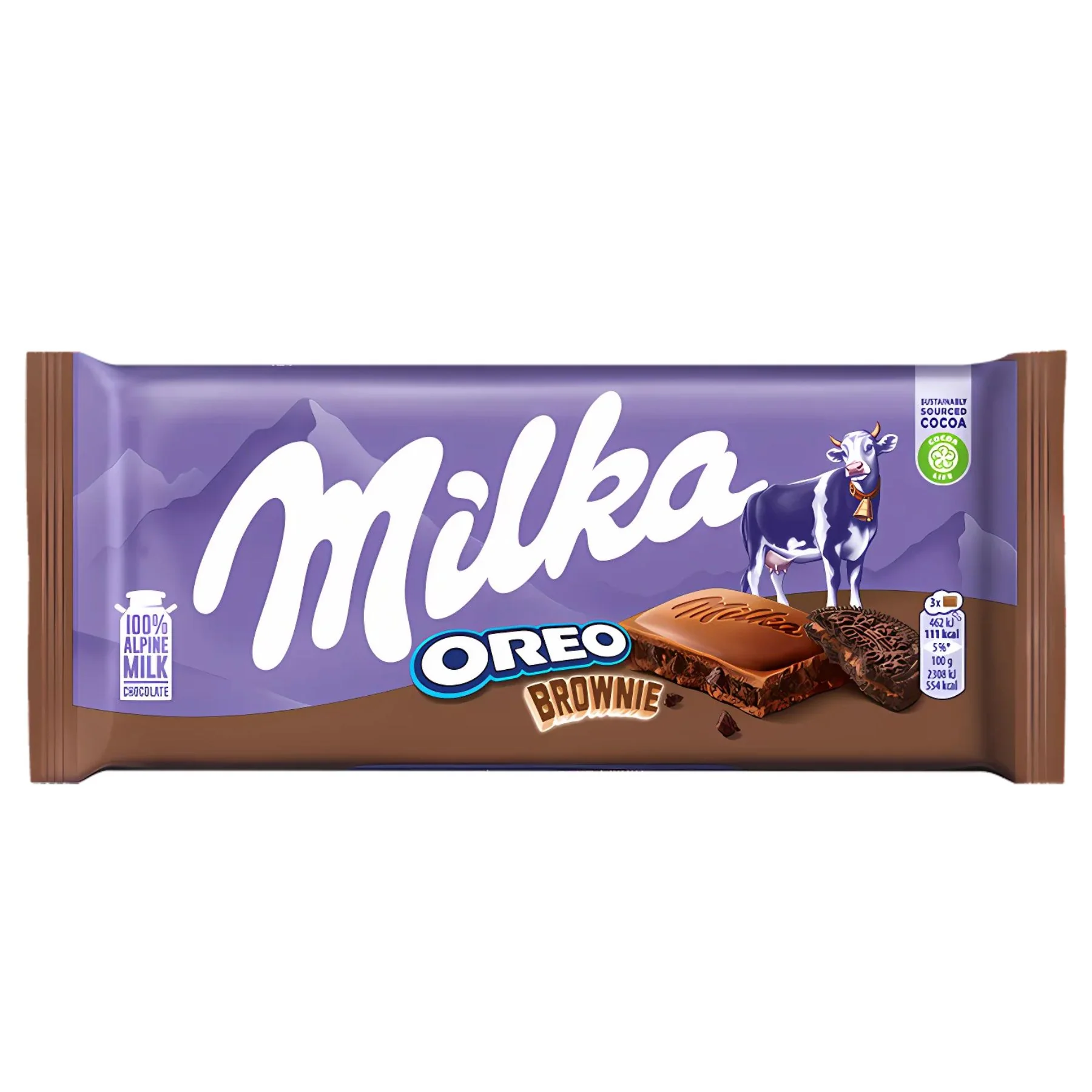 Milka - Oreo Brownie Chocolate Bar - 100g
