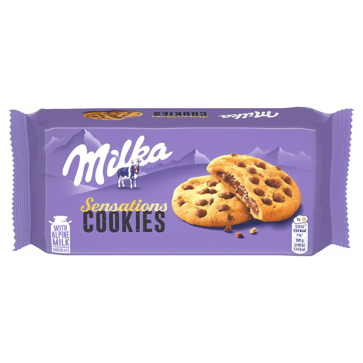 Milka - Sensations Cookies with Soft Chocolate Filling - 156g