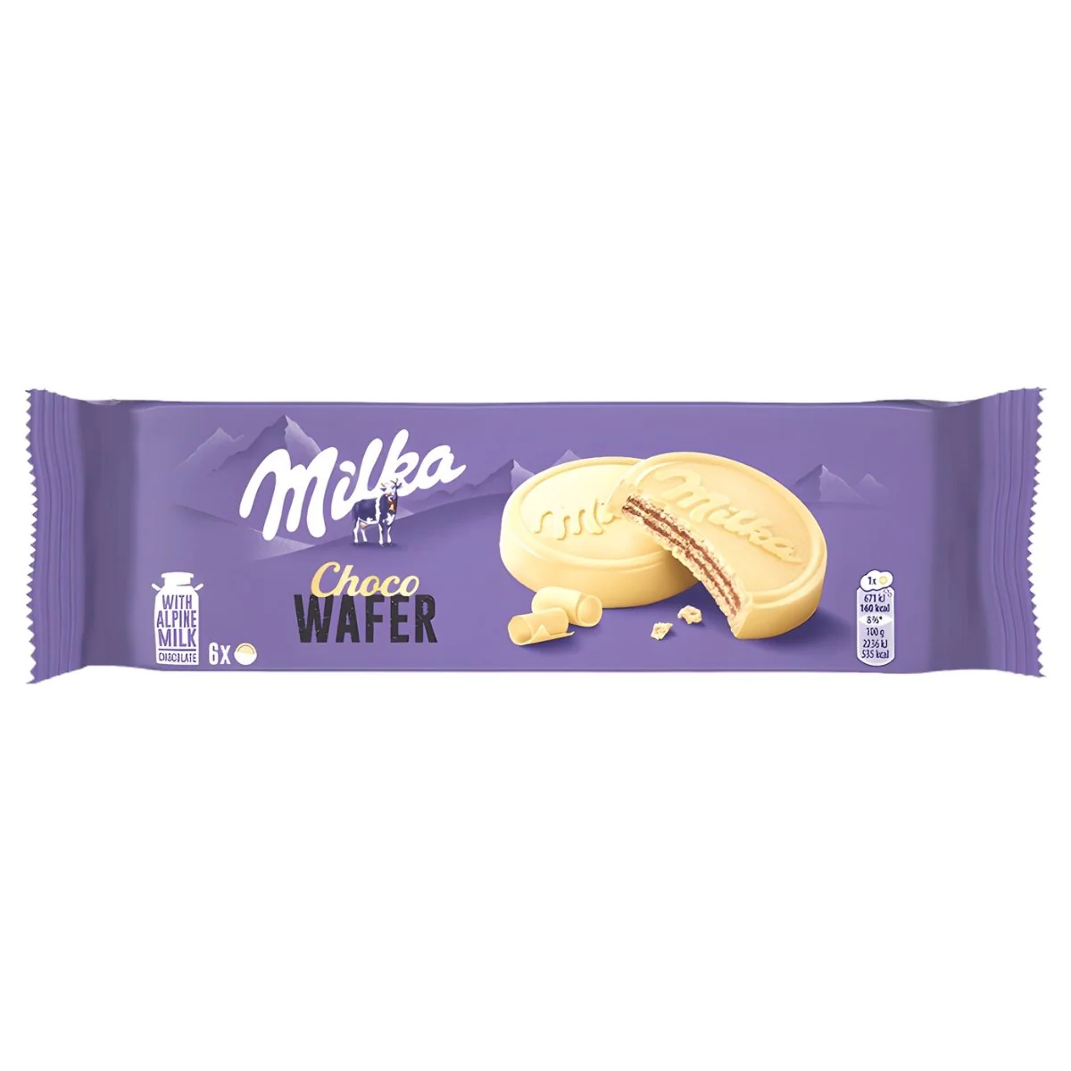 Milka - White Choco Wafer - 180g