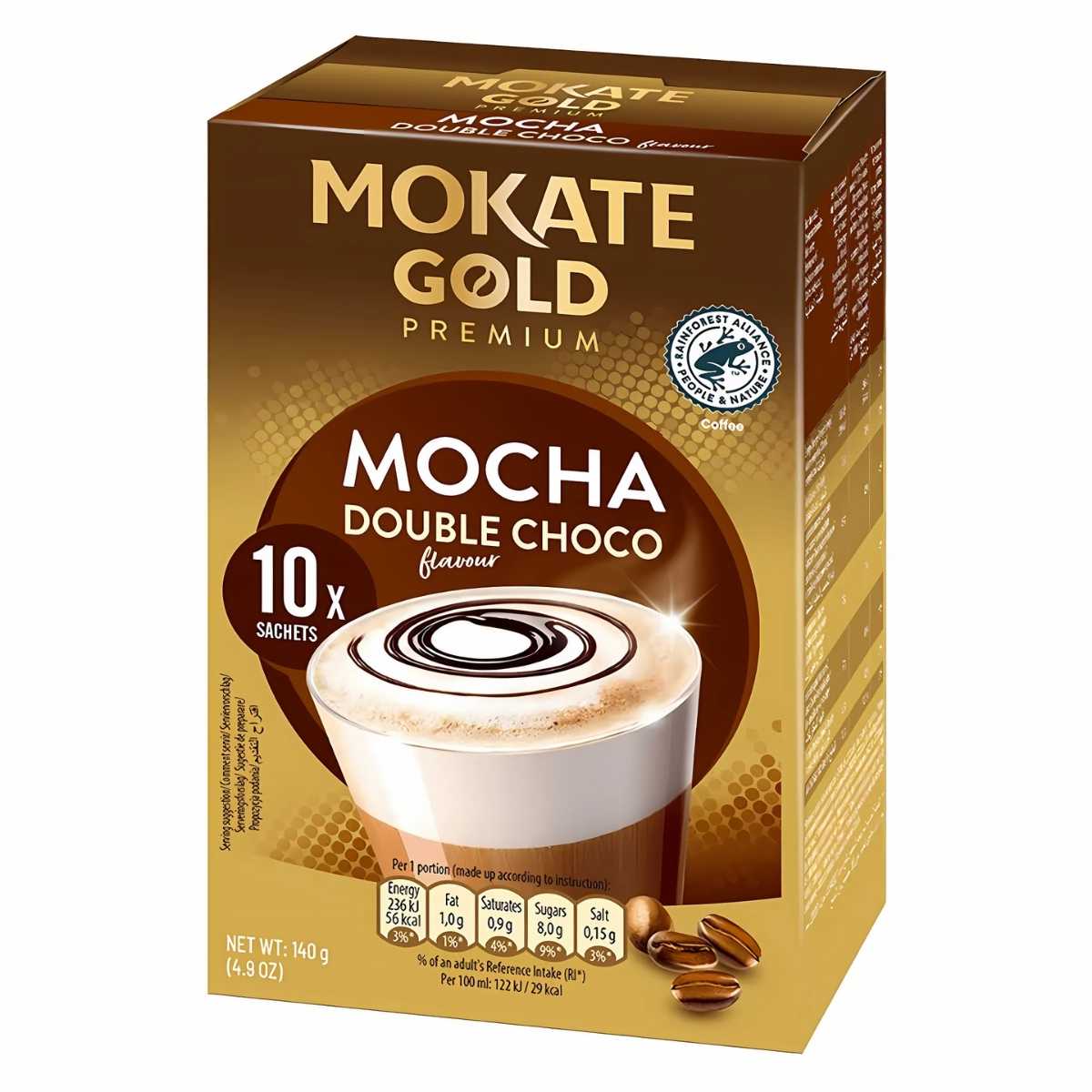 Mokate - Mocha Double Choco - 10 Sachets (140g)