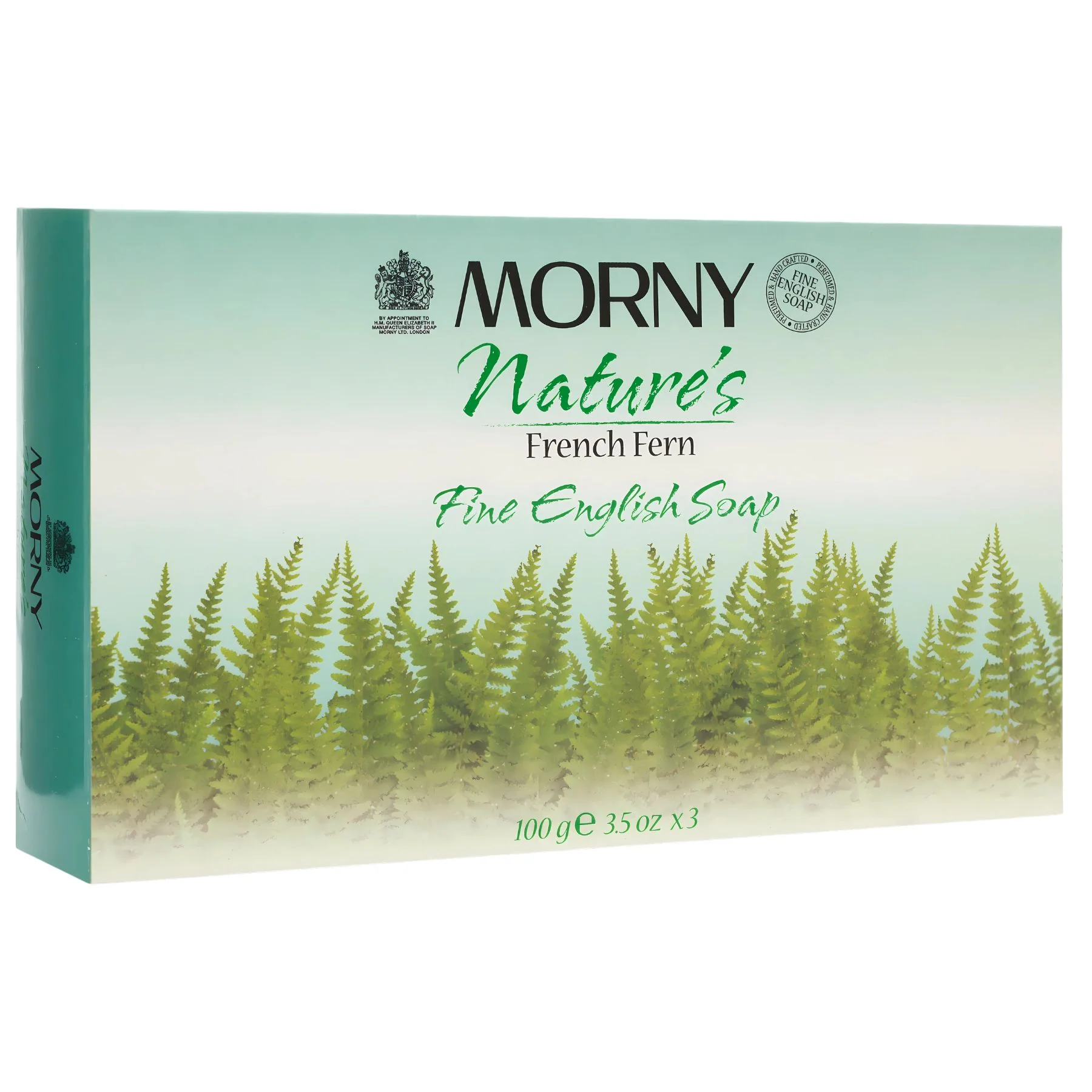 Morny - Nature's French Fern Fine English Soap - 3.5oz x 3