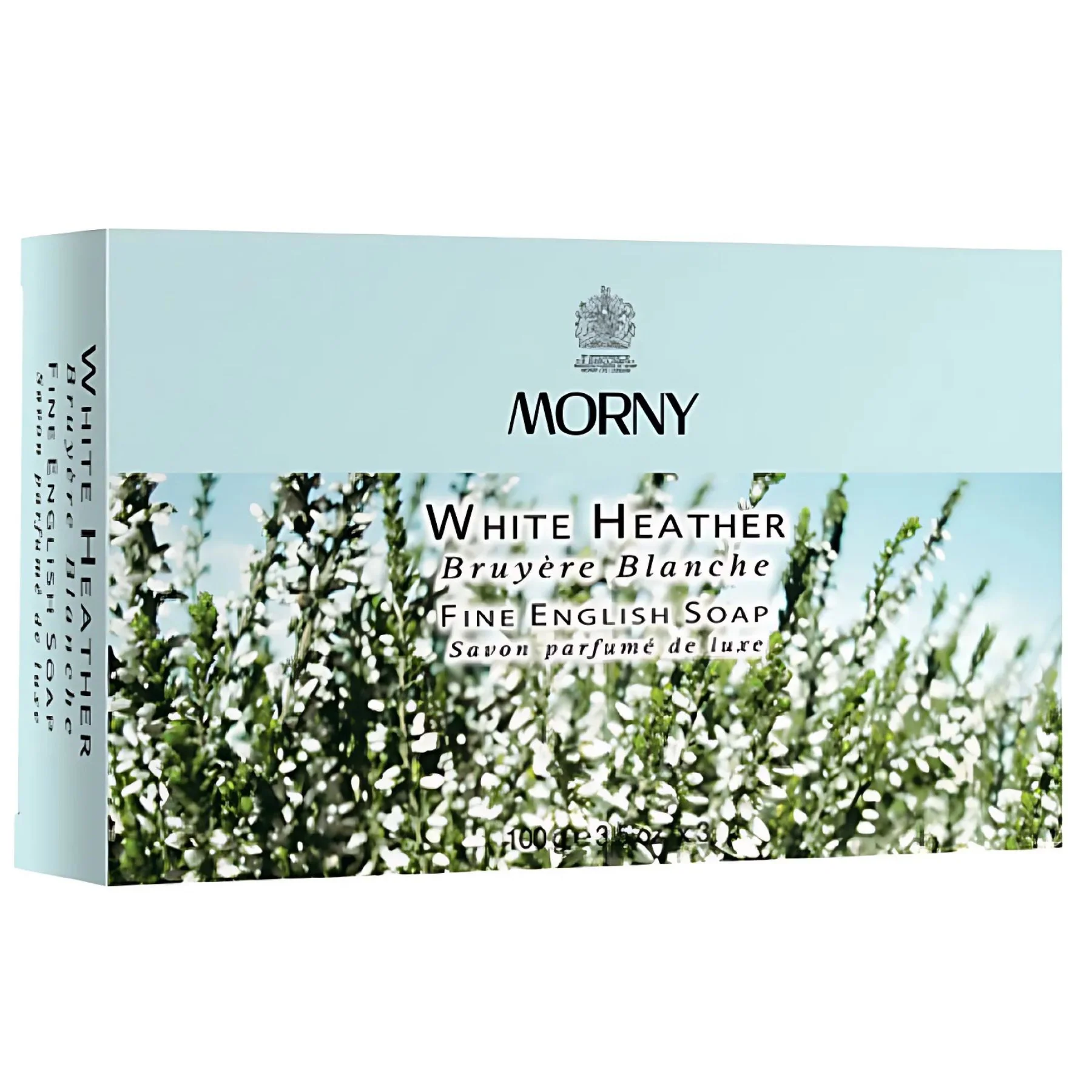 Morny - White Heather Fine English Soap - 3.5oz x 3