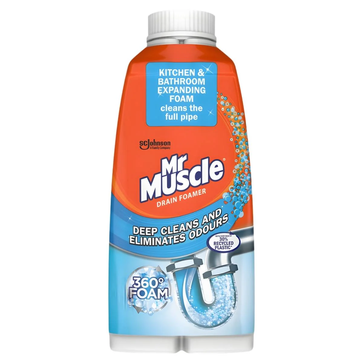 Mr Muscle - Kitchen & Bathroom Drain Foamer - 500ml