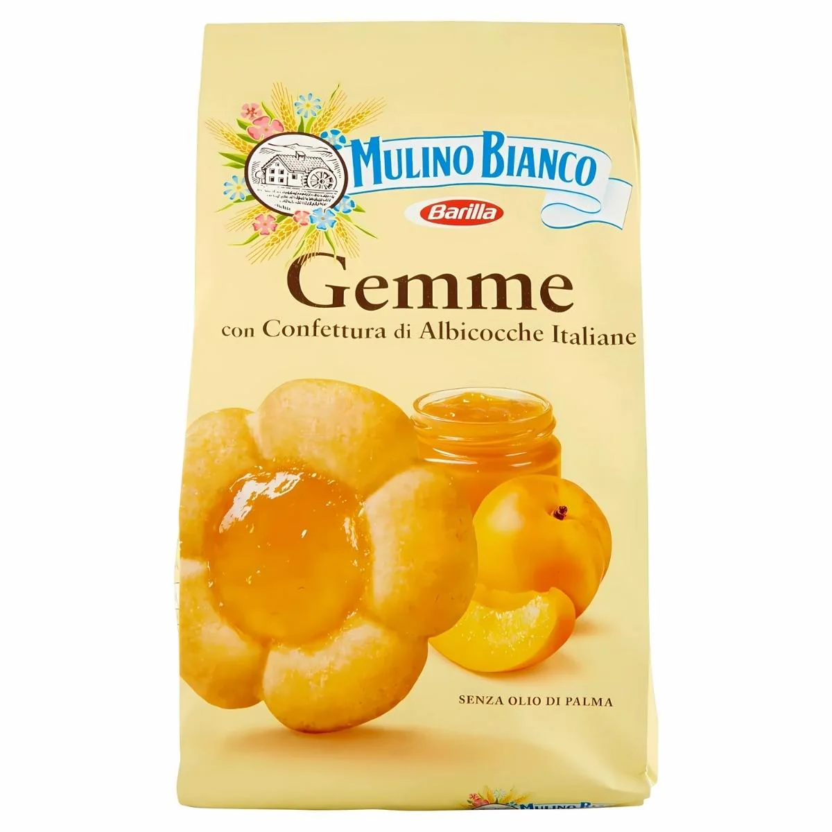 Mulino Bianco - Gemme Biscuits With Italian Apricot Jam - 200g
