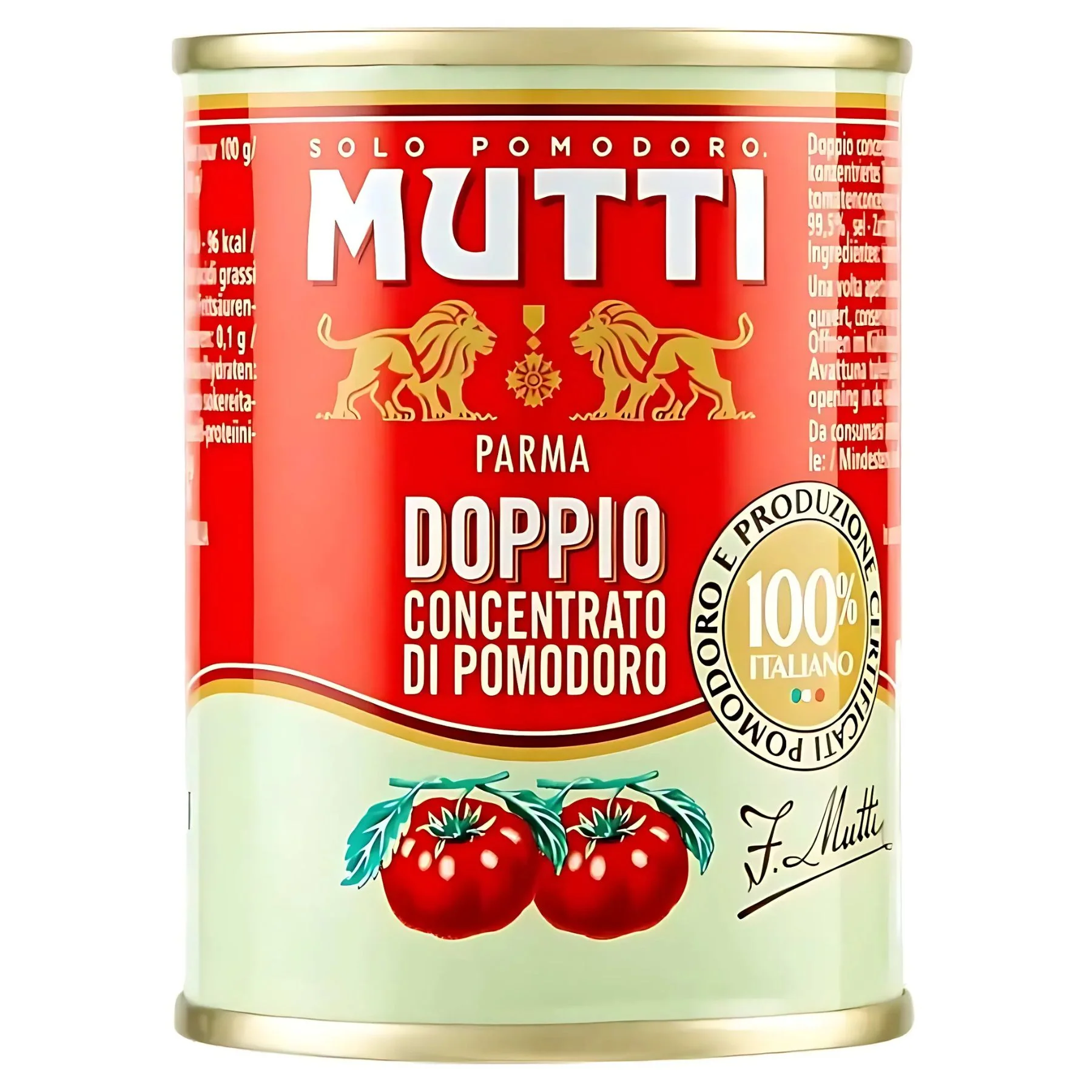 Mutti - Double Concentrate Tomato Paste In Can - 140g