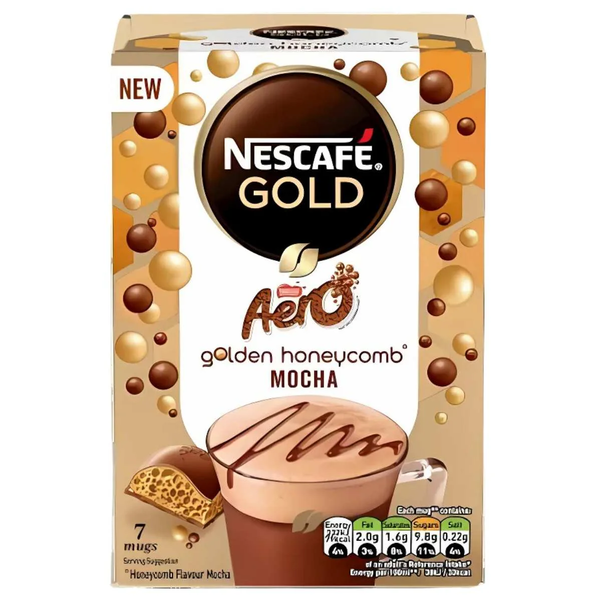 Nescafe - Aero Golden Honeycomb Mocha - 7x19g