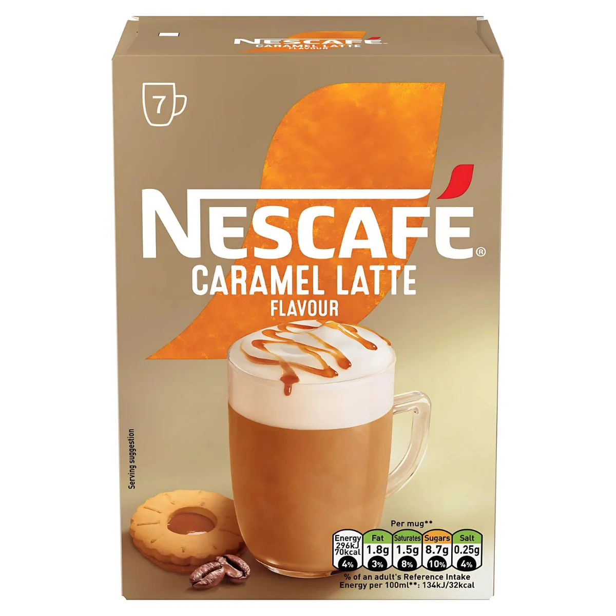 Nescafe - Caramel Latte - 7x17g