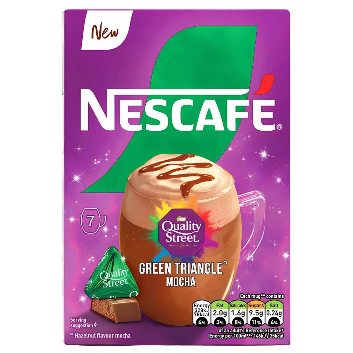 Nescafe - Quality Street Green Triangle Mocha - 7x19g