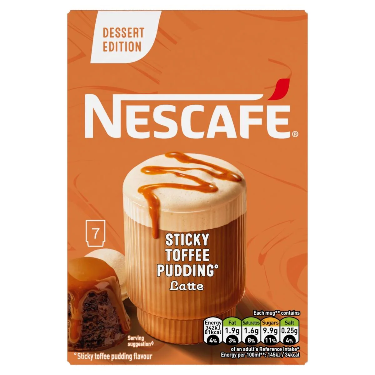 Nescafe - Sticky Toffee Pudding Latte - 7x20g