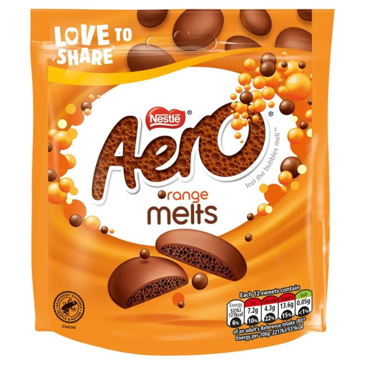 Nestle - Aero Orange Melts - 86g
