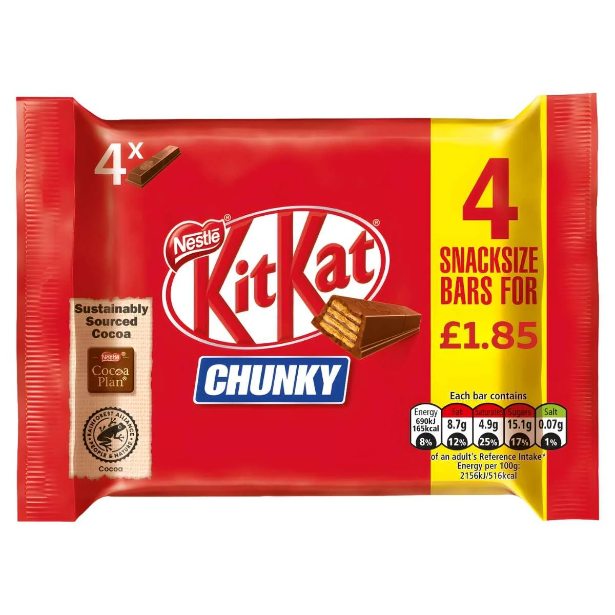 Nestle - Chunky Kitkat - 4 x 32g