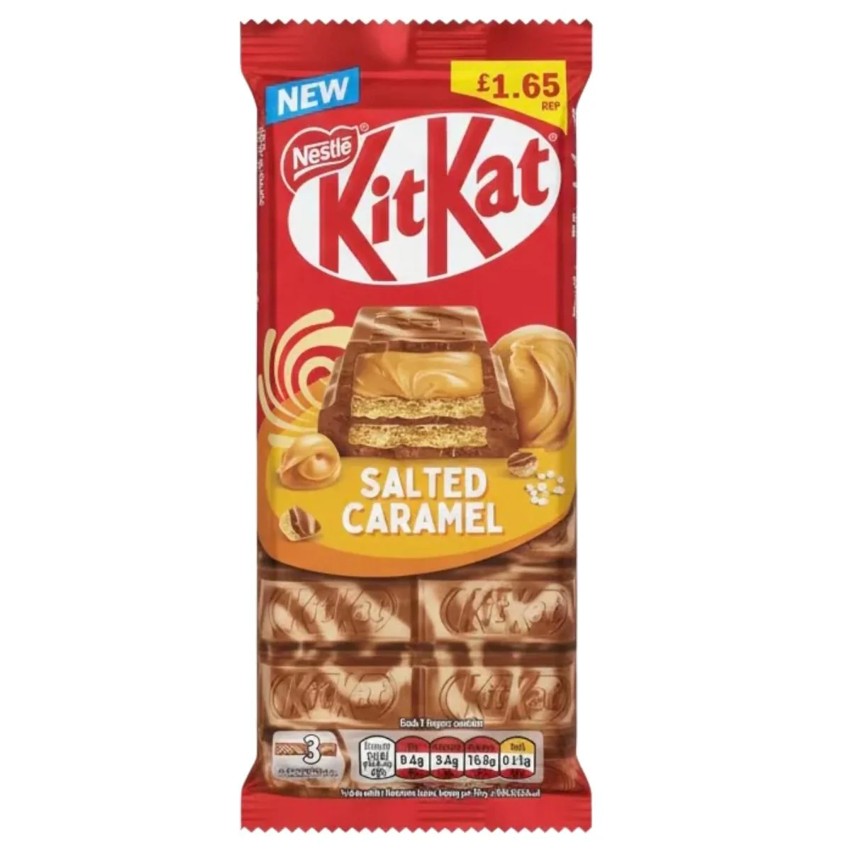 Nestle - Kit-Kat Salted Caramel Chocolate Bar - 99g