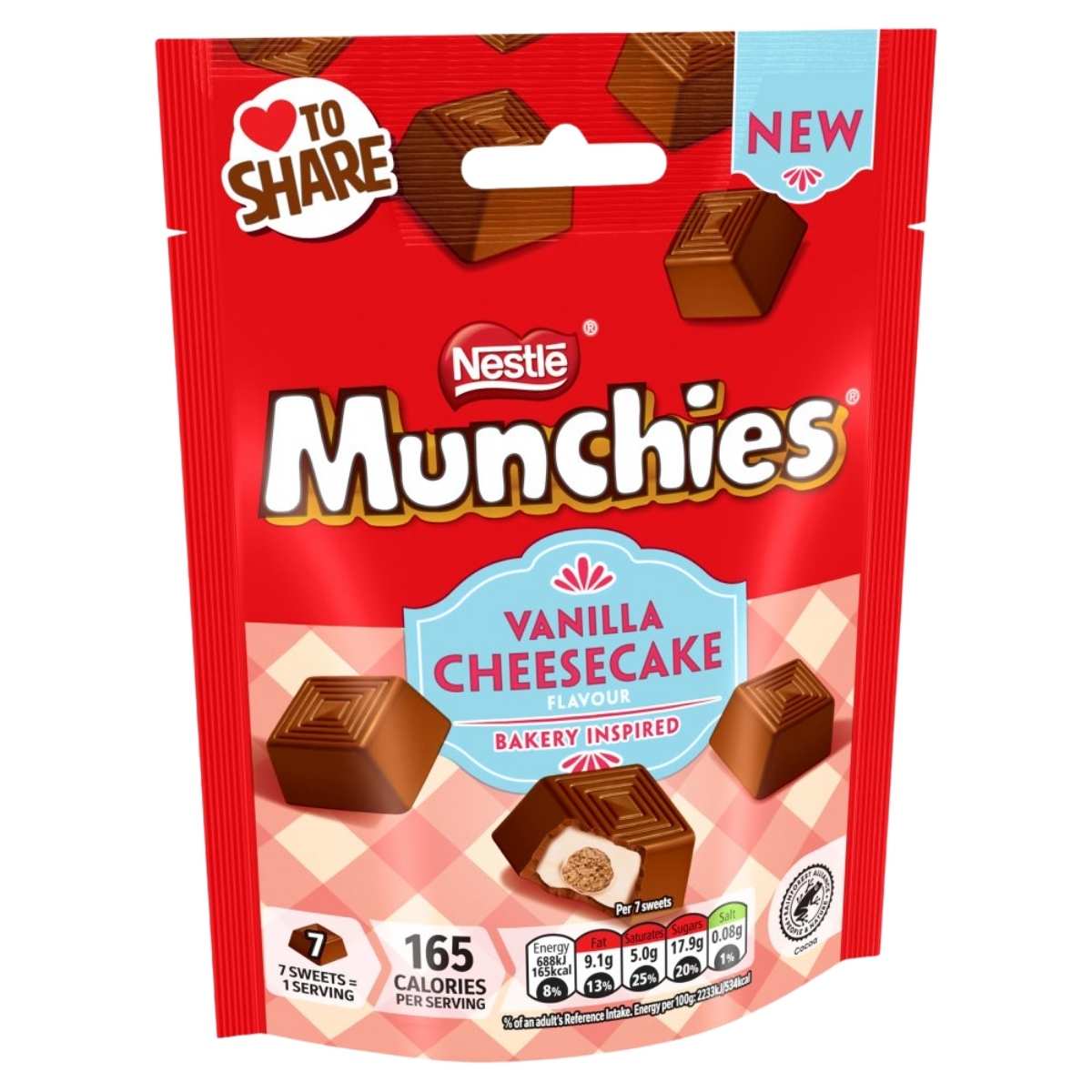 Nestle - Munchies Vanilla Cheesecake Flavour Bag - 97g