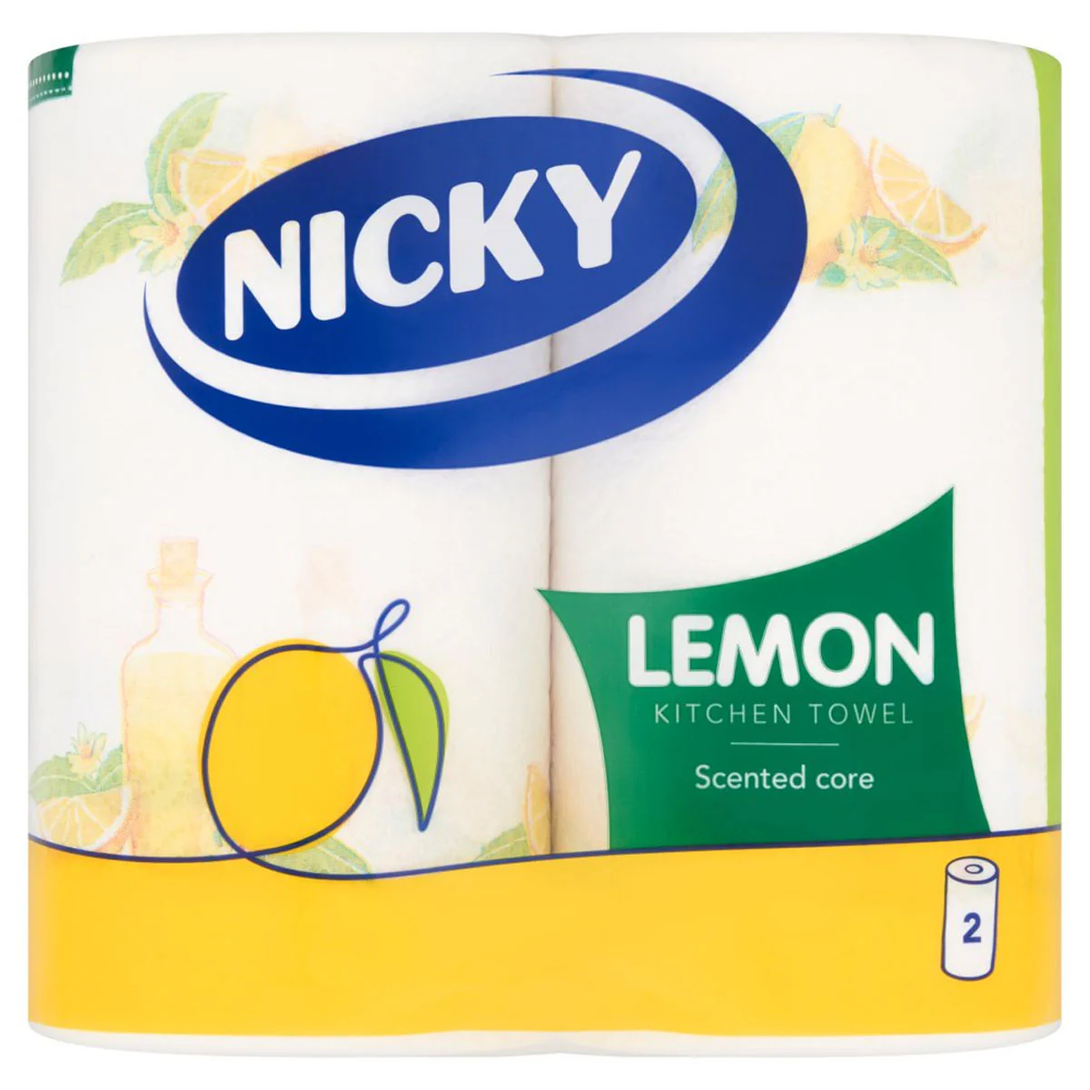 Nicky - Lemon Kitchen Towel - 2 Rolls