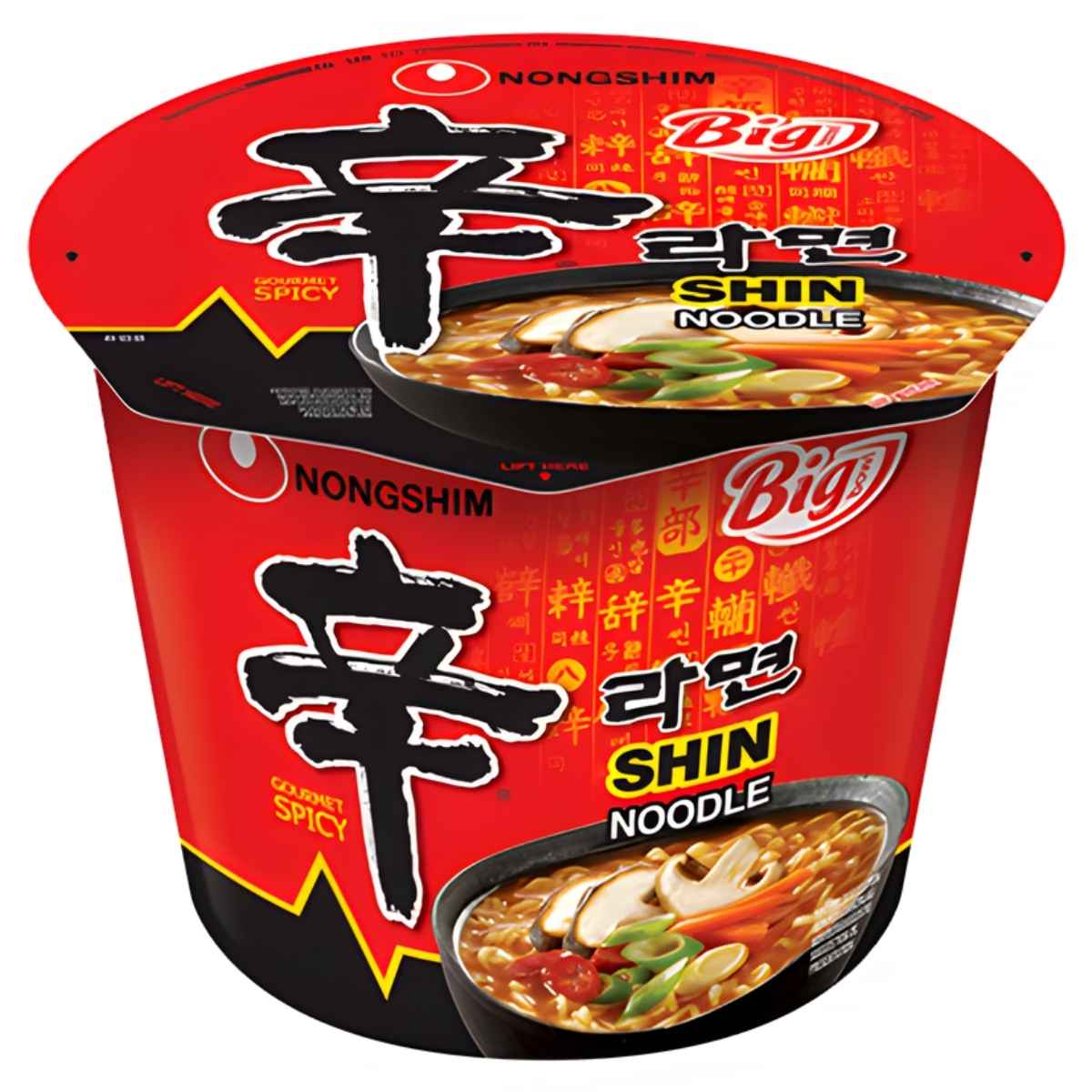 Nongshim - Big Bowl Spicy Shin Noodle - 114g