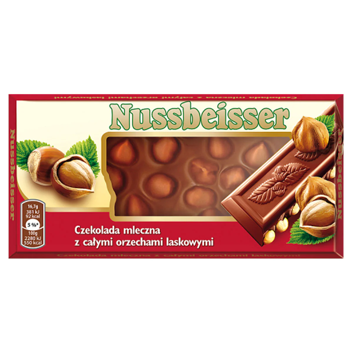 Nussbeisser - Milk Chocolate with Hazelnut - 100g