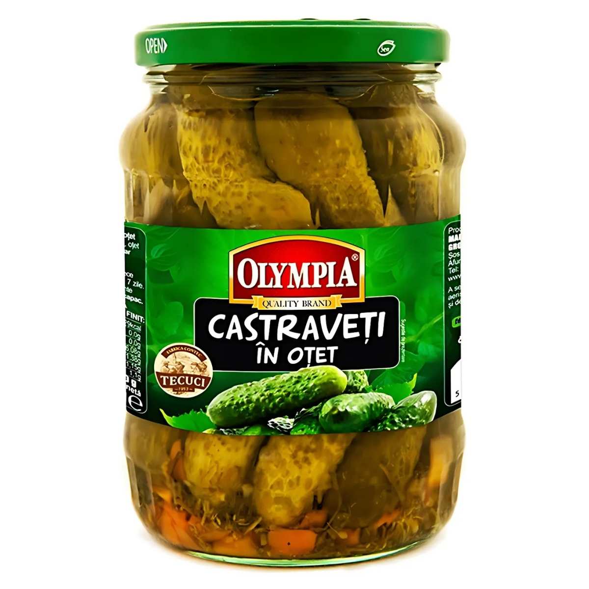 Olympia - Cucumbers In Vinegar - 680g