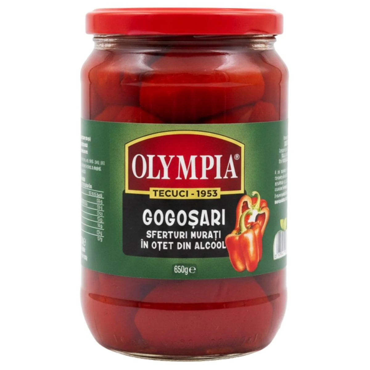 Olympia - Pickled Red Peppers in Vinegar - 650g