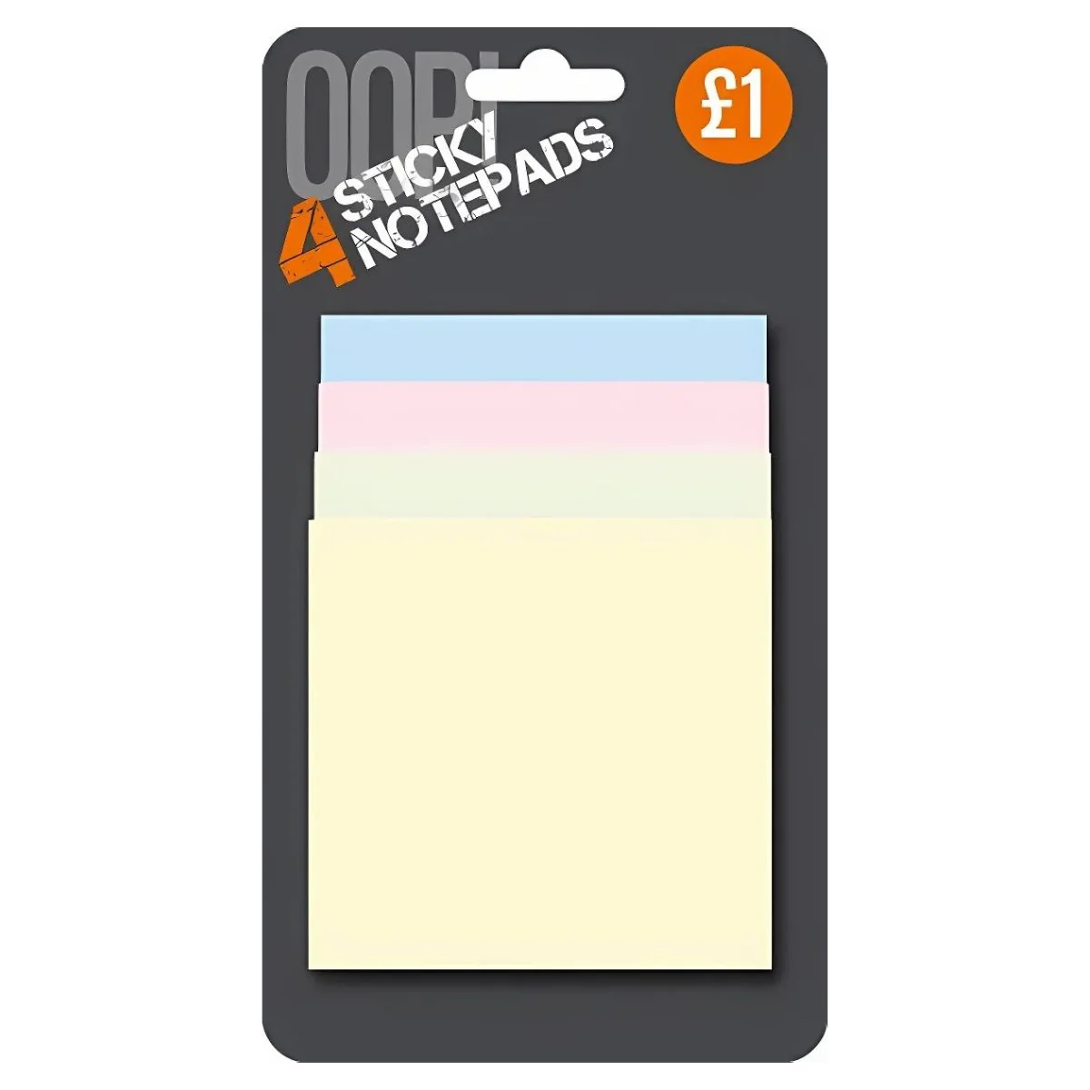 Oop! - Sticky Note Pads - 4 Pack
