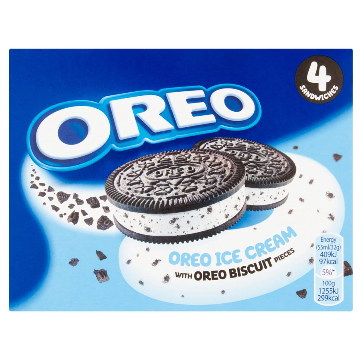 Oreo - Ice Cream Sandwich - 4 x 55ml