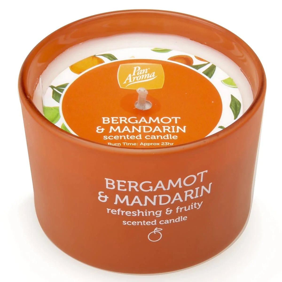 Pan Aroma - Bergamot & Mandarin scented Candle - 23 Hours
