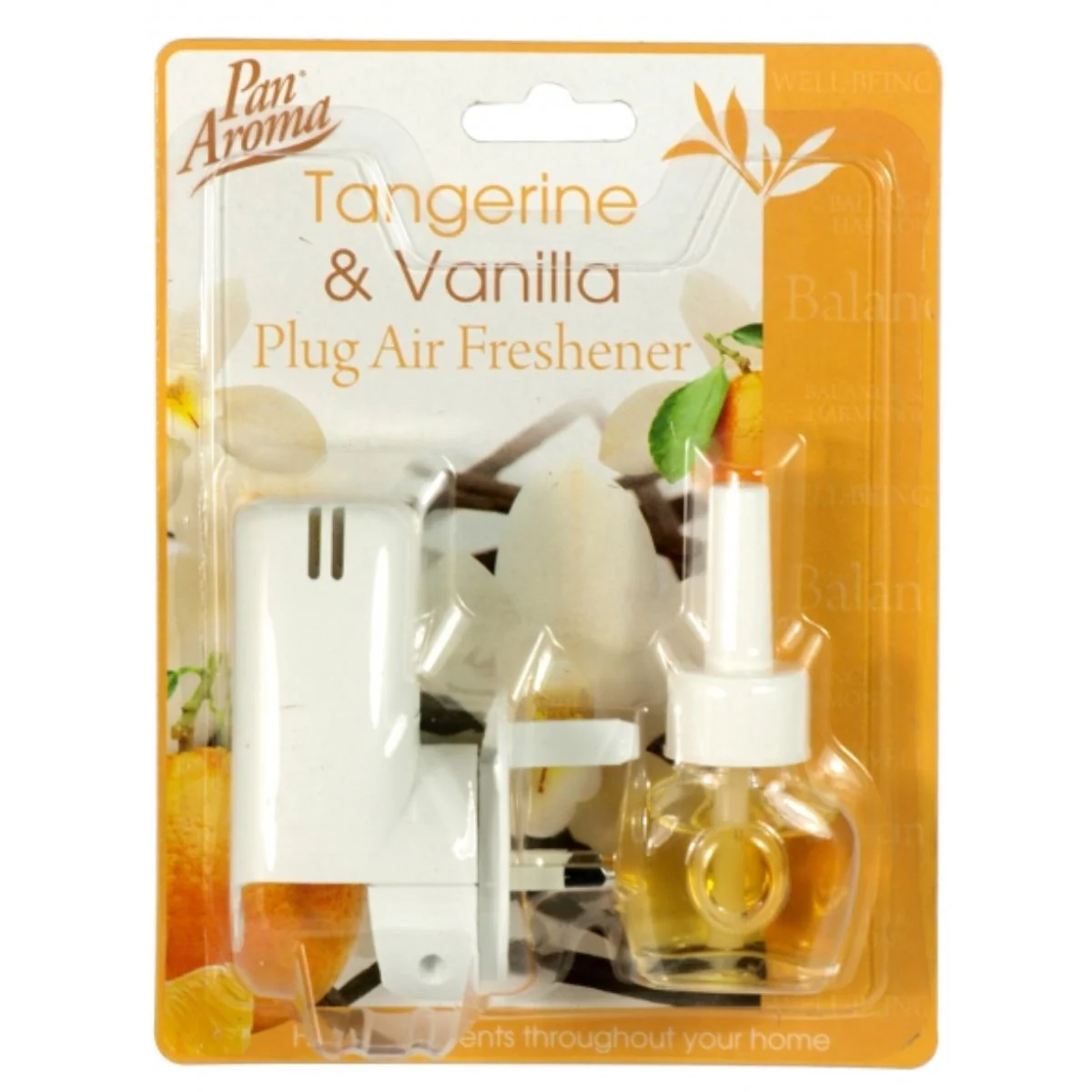 Pan Aroma - Tangerine & Vanilla Plug In Air Freshener - 1pcs